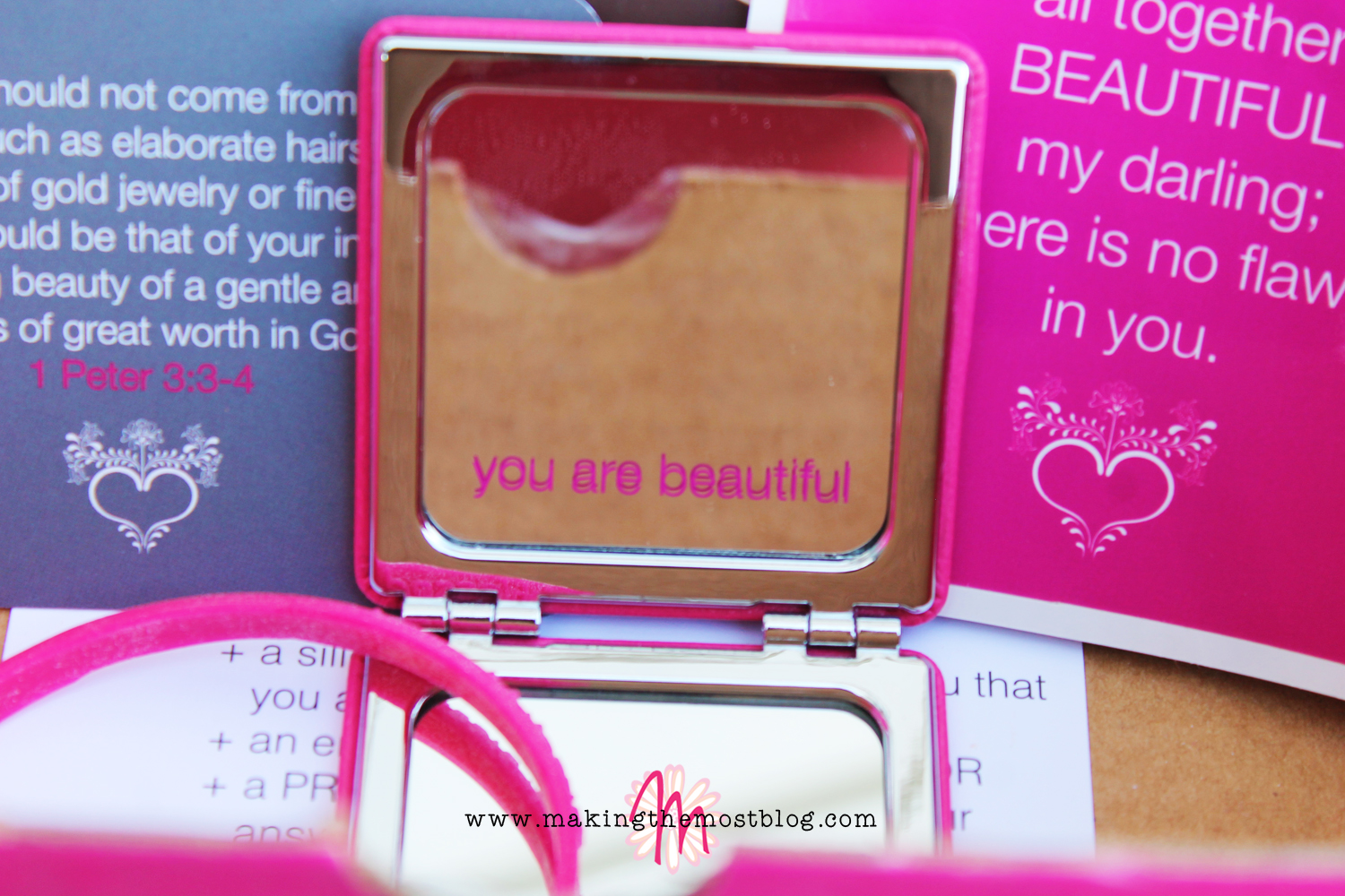 Compact Mirror | A Little Bit of Happy Mail: Loved + Blessed Subscription Box Review | Making the Most Blog
