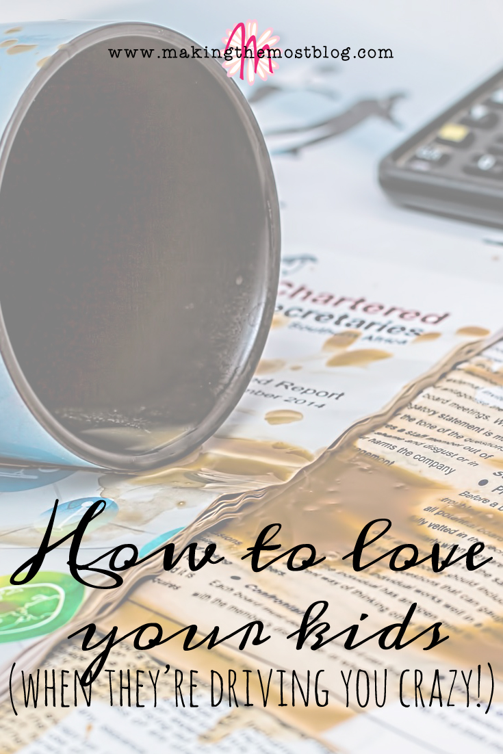 How to Love Your Kids (When They're Driving You Crazy) | Making the Most Blog