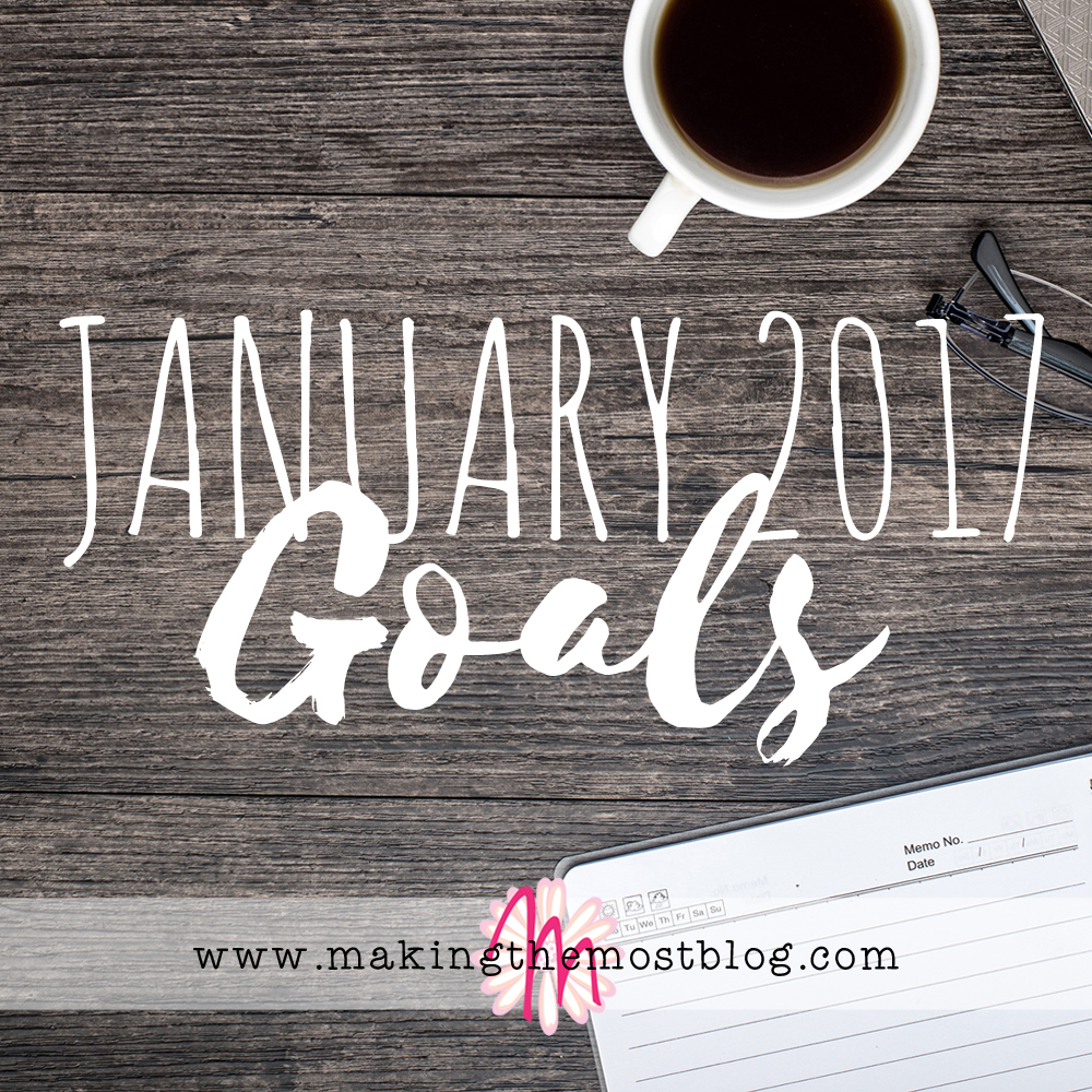 January 2017 Goals | Making the Most Blog