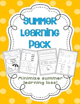 Summer Learning Pack by K-3 Connection | Making the Most Blog